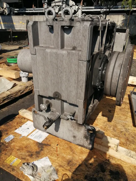 Reductor industrial intervenido por el equipo técnico de Ritakuwa