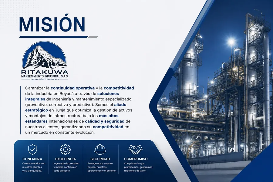 Misión de Ritakuwa Mantenimiento Industrial